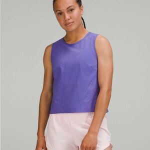 Lululemon Swift Ventilated Running Tank Top in Charged Indigo Size 4